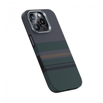 Zadní kryt Benks Magnetic Armor Pro Aurora Kevlar 600D (CC65) pro iPhone 16 Pro (Camera Control Button)
