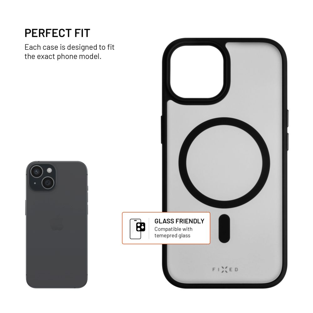 Levně Zadní kryt FIXED MagMisty s podporou Magsafe pro Apple iPhone 16 Pro Max, černý