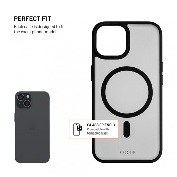 Zadní kryt FIXED MagMisty s podporou Magsafe pro Apple iPhone 16 Pro Max, černý