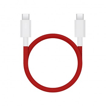 Datový magnetický kabel OnePlus SUPERVOOC Charge USB-C-USB-C 10A 1,2m Red