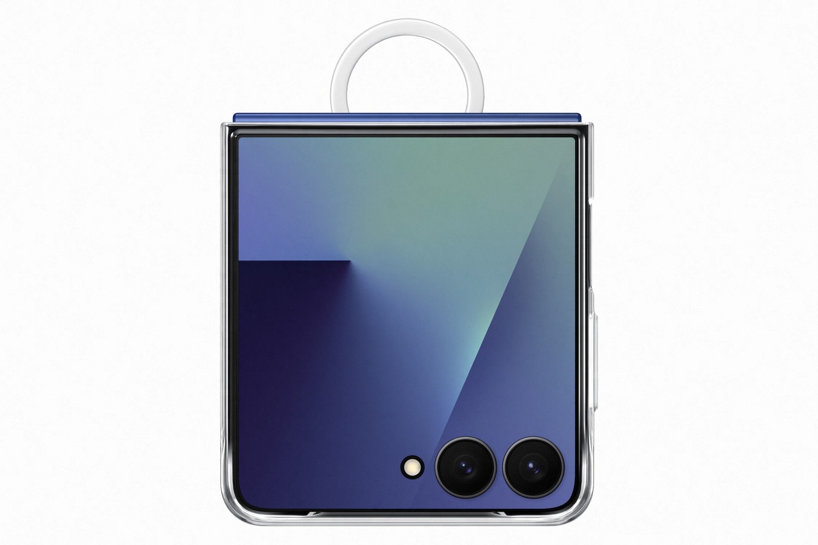 Levně Zadní kryt EF-QF766CTE Samsung Ring Clear pro Galaxy Z Flip 7 Transparent