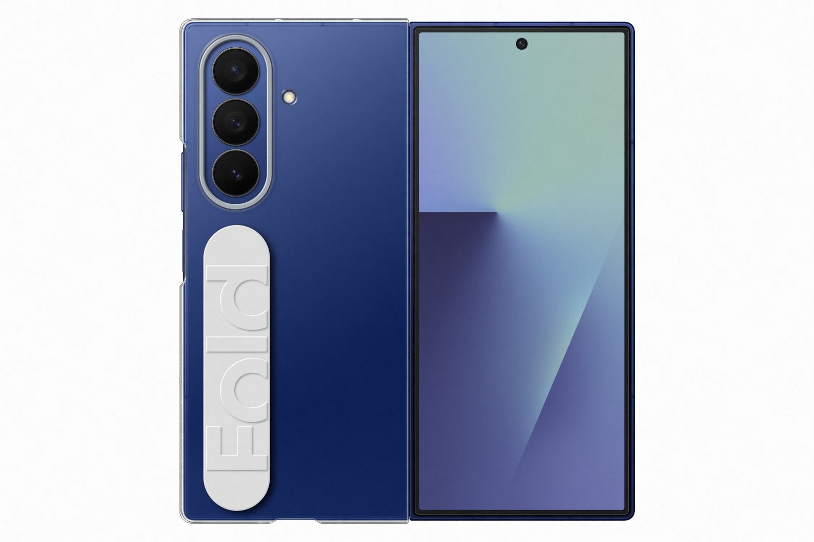 Levně Zadní kryt EF-QF966CTE Samsung Clear Grip pro Galaxy Z Fold 7 Transparent