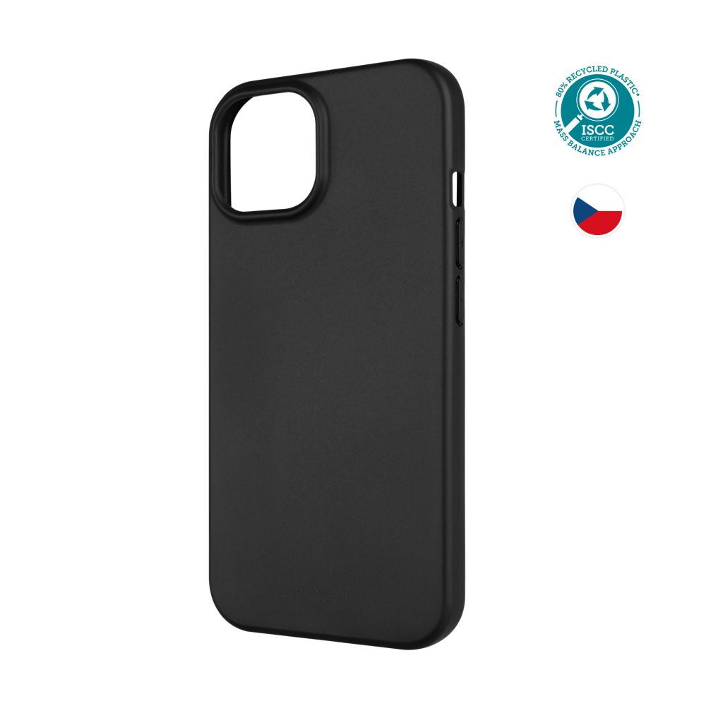 Levně TPU gelový kryt FIXED ReStory pro Apple iPhone 15, černý