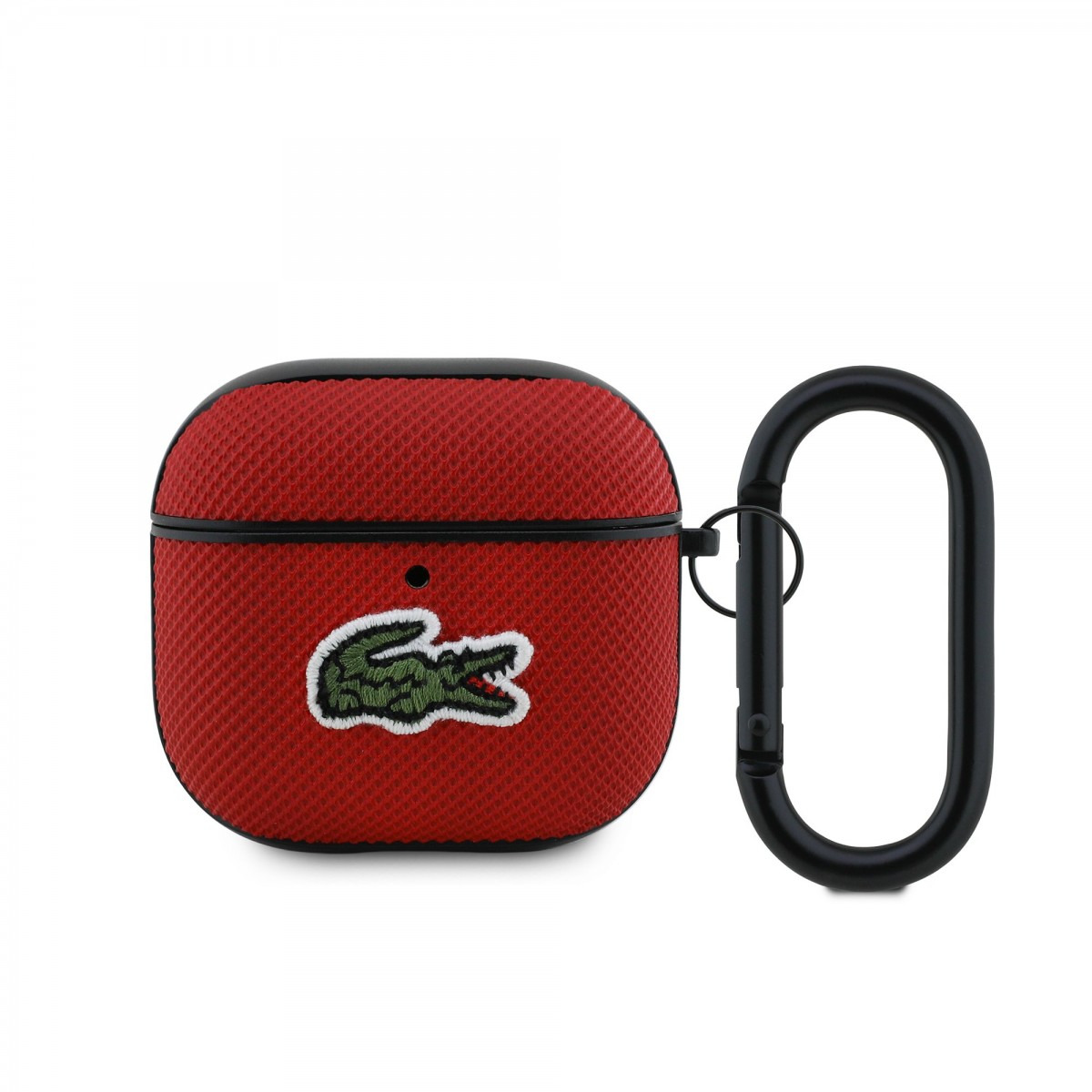 Levně Pouzdro Lacoste Petit Pique Croc Logo Patch pro AirPods 4 Red