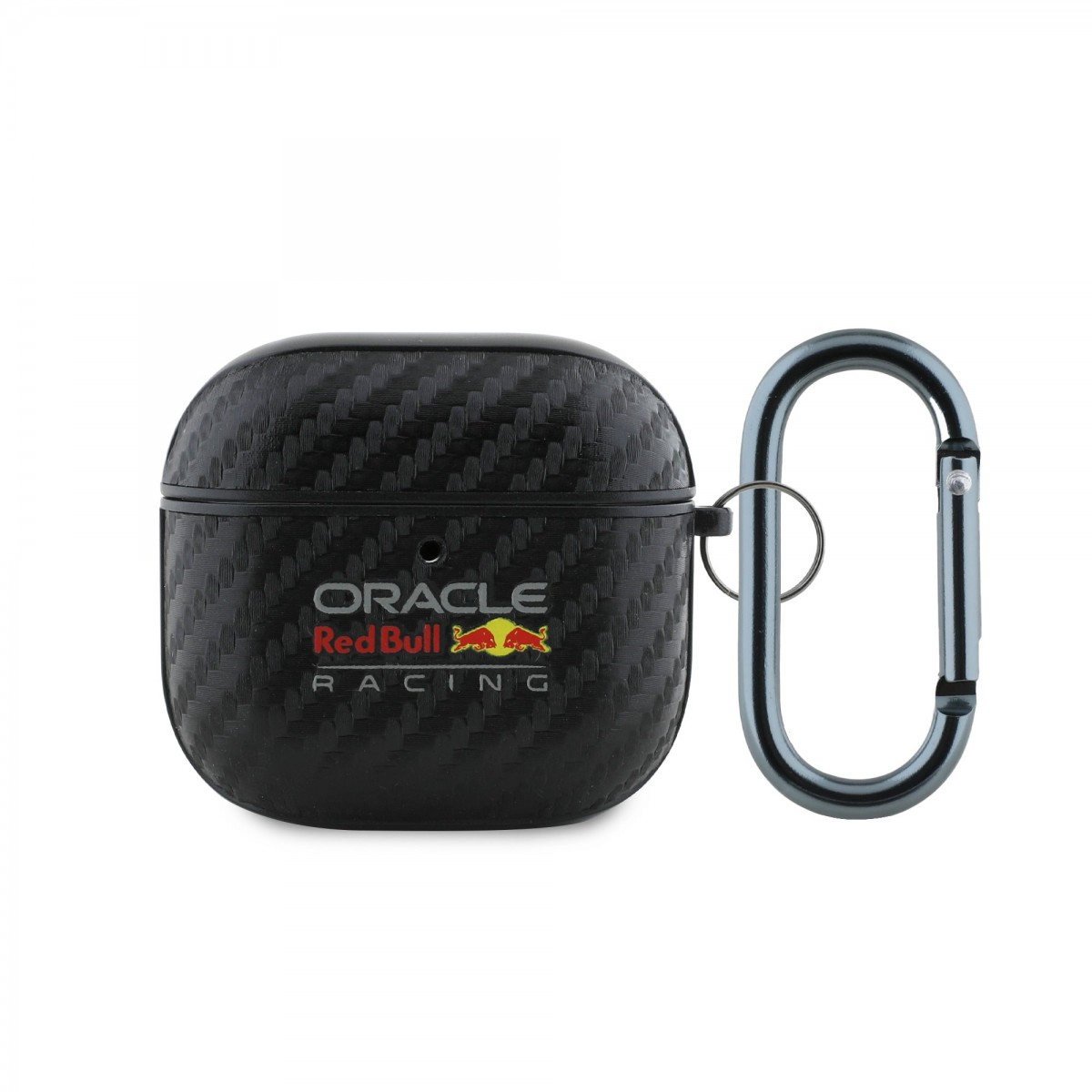 Levně Pouzdro Red Bull PU Carbon pro AirPods 4 Black