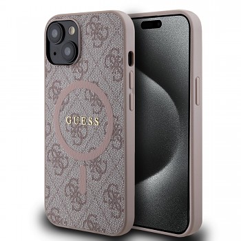 Zadní kryt Guess 4G pro iPhone 14 Pink