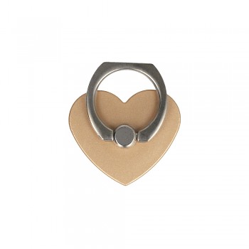 Prsten - držák HEART - Gold