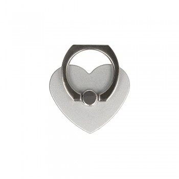 Prsten - držák HEART - Silver