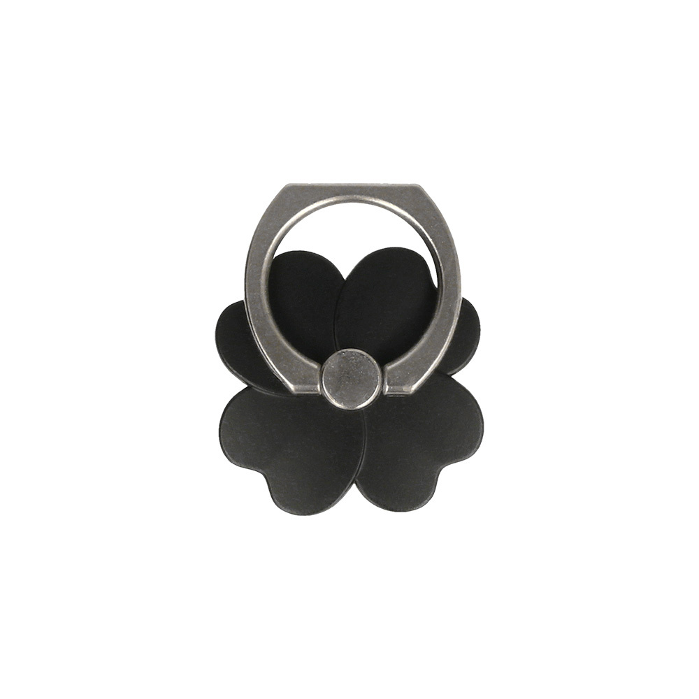 Prsten - držák FLOWER - Black