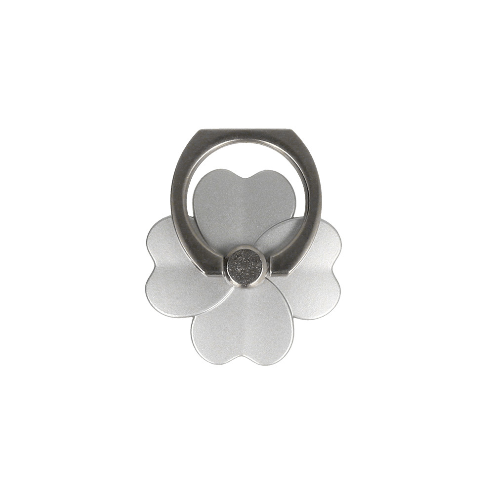 Prsten - držák FLOWER - Silver