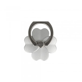 Prsten - držák FLOWER - Silver