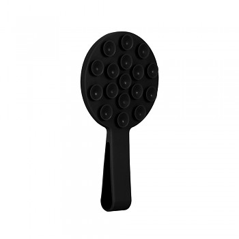 Magnetický držák na mobil s kroužkem Silicone MSH9 black