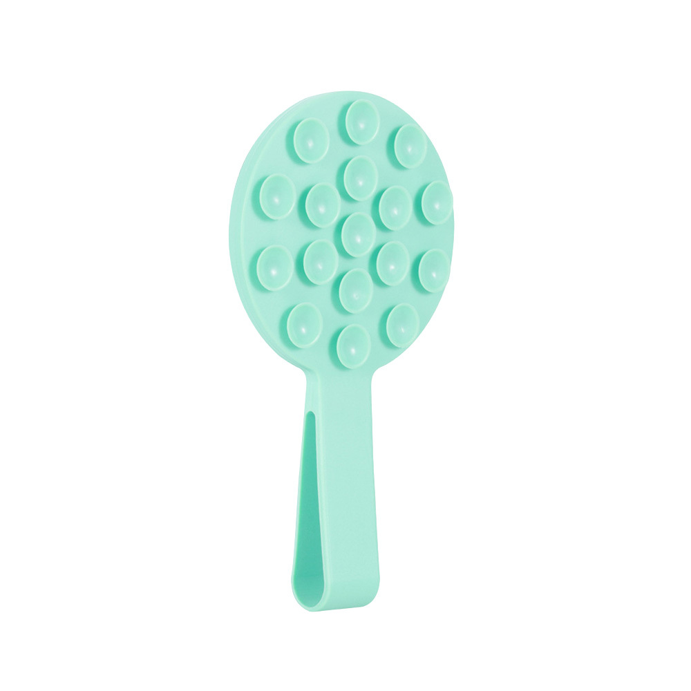 Levně Magnetický držák na mobil s kroužkem Silicone MSH9 mint
