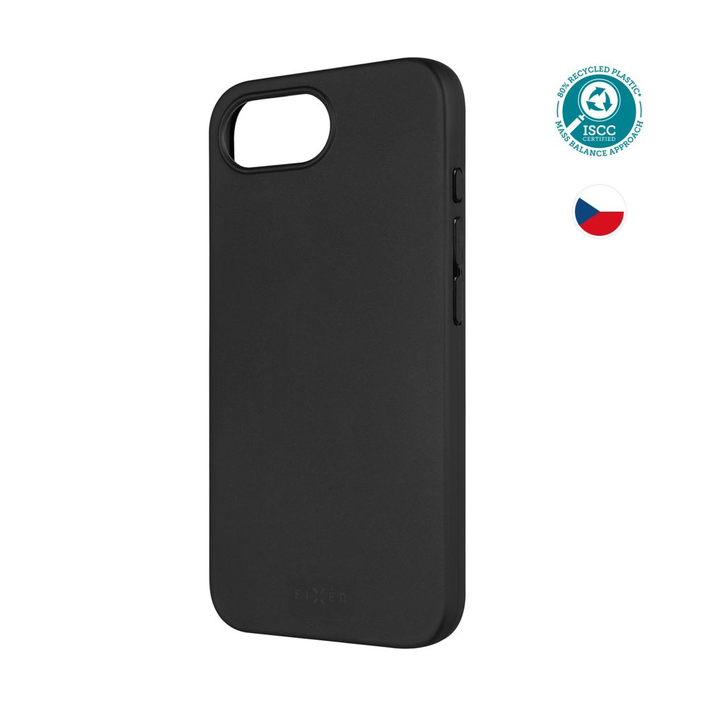 Levně TPU gelový kryt FIXED ReStory pro Apple iPhone 16e, černý