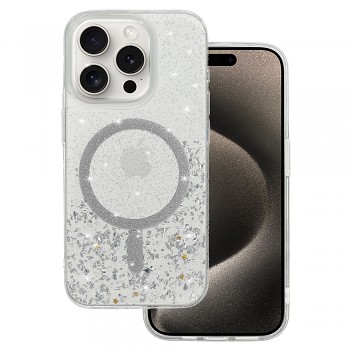 Zadní kryt Tel Protect Moonlite Magsafe pro Samsung Galaxy S25 Edge silver clear