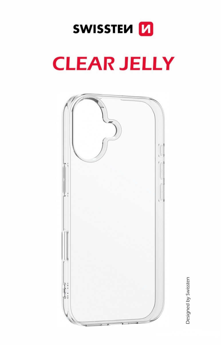 Levně Zadní kryt Swissten Clear Jelly pro Apple iPhone 17 průhledný