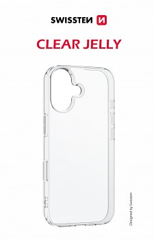 Zadní kryt Swissten Clear Jelly pro Apple iPhone 17 průhledný