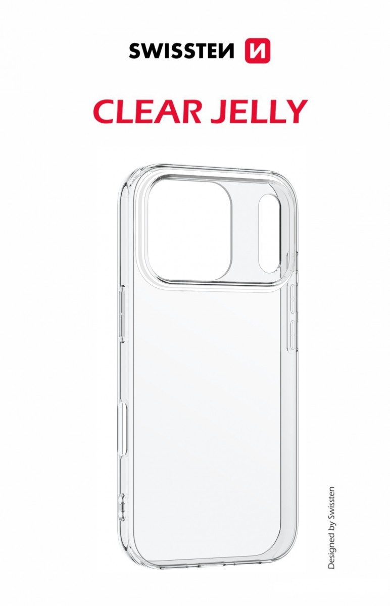 Levně Zadní kryt Swissten Clear Jelly pro Apple iPhone 17 Pro Max průhledný