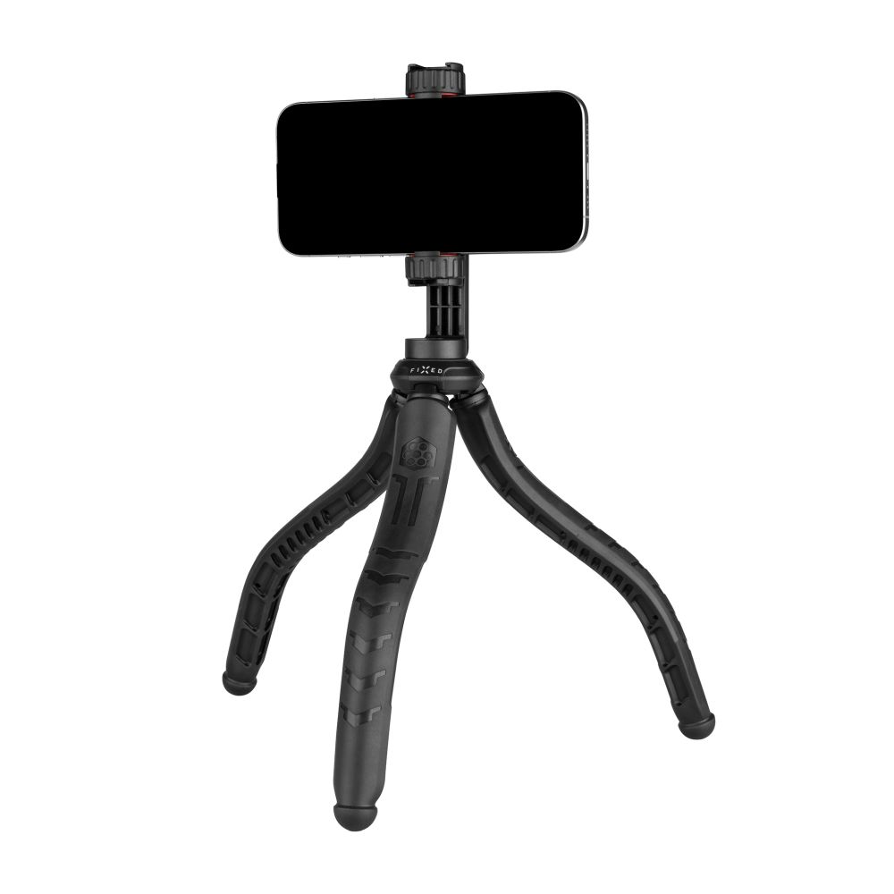 Levně Flexibilní Stativ FIXED Creator s 1/4" držákem na telefon, černý