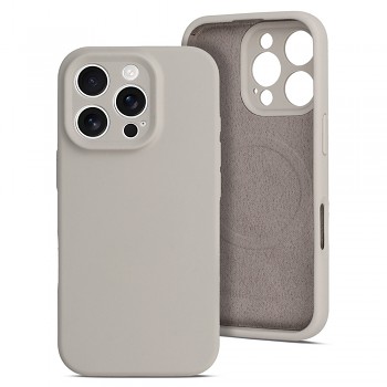 Zadní kryt MagColor Pure pro iPhone 15 Pro latte