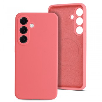 Zadní kryt MagColor Pure pro Samsung Galaxy S25 red