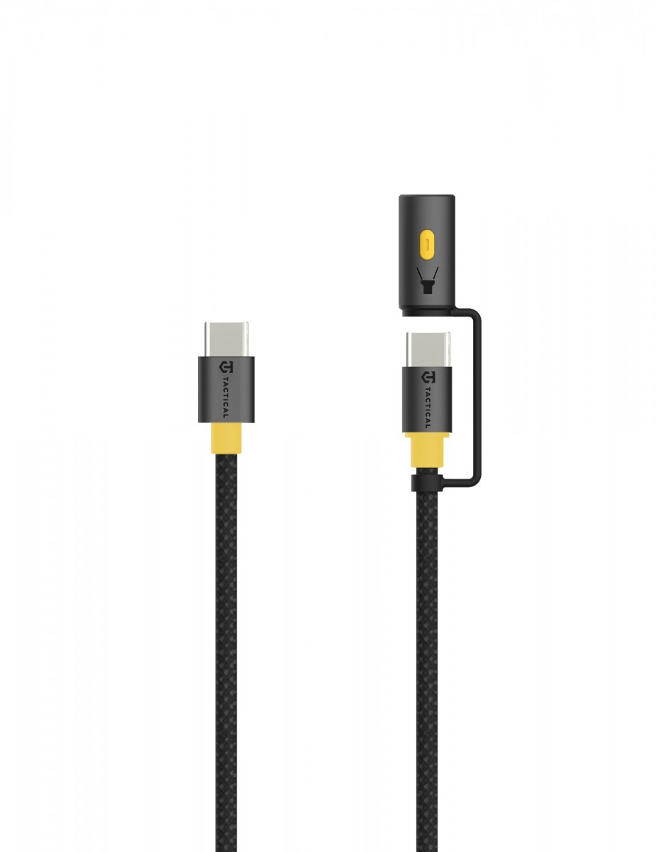 Levně Datový kabel Tactical Stinger USB-C-USB-C 1,5m Black