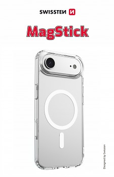 Zadní kryt Swissten Clear Jelly Magstick pro Apple iPhone 17 Air transparentní