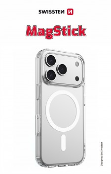 Zadní kryt Swissten Clear Jelly Magstick pro Apple iPhone 17 Pro transparentní