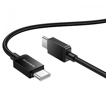 Datový kabel Borofone BX120 Placer USB-C - USB-C PD 60W 1m black