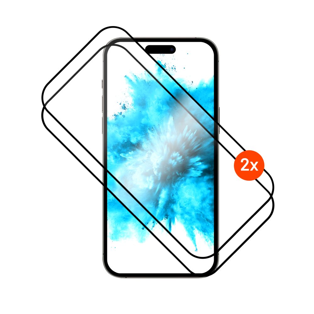Levně Tvrzené sklo FIXED Full-Cover s aplikátorem pro Apple iPhone 17 Pro Max, 2ks, černé