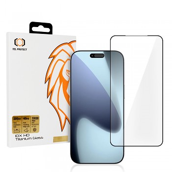 Tvrzené sklo Tel Protect 10X HD Titanium pro iPhone 17 Pro