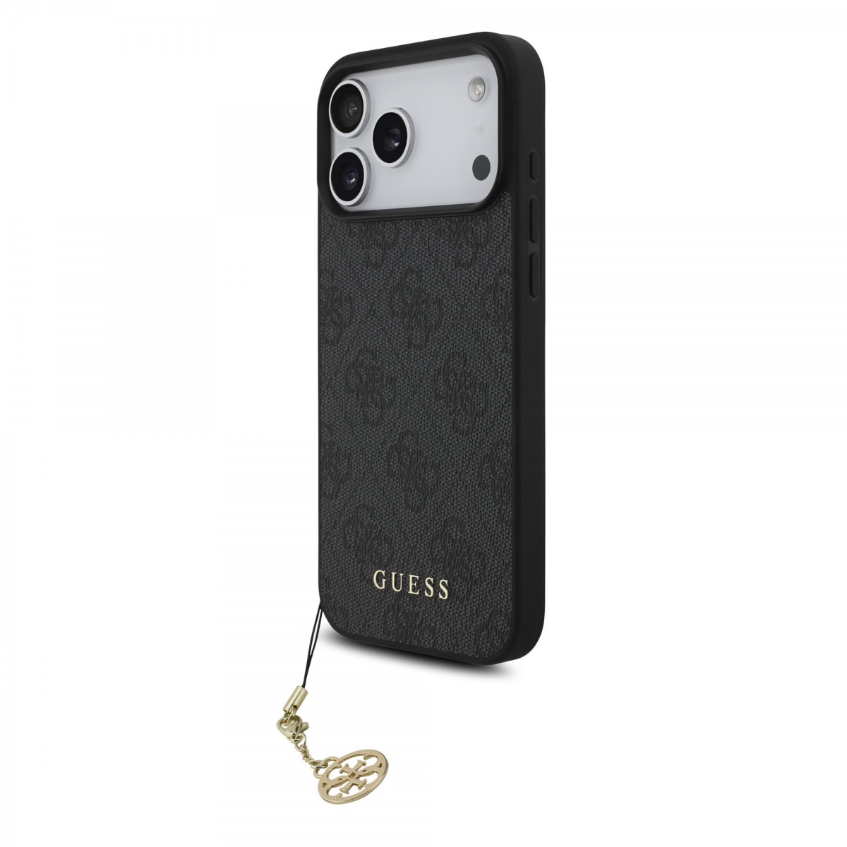 Levně Zadní kryt Guess 4G Charm pro iPhone 17 Pro Max Tone on Tone Grey