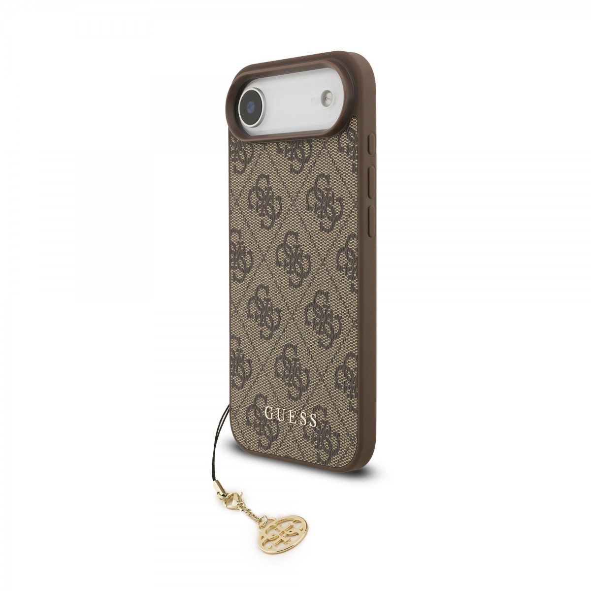 Levně Zadní kryt Guess 4G Charm pro iPhone 17 Air Tone on Tone Brown