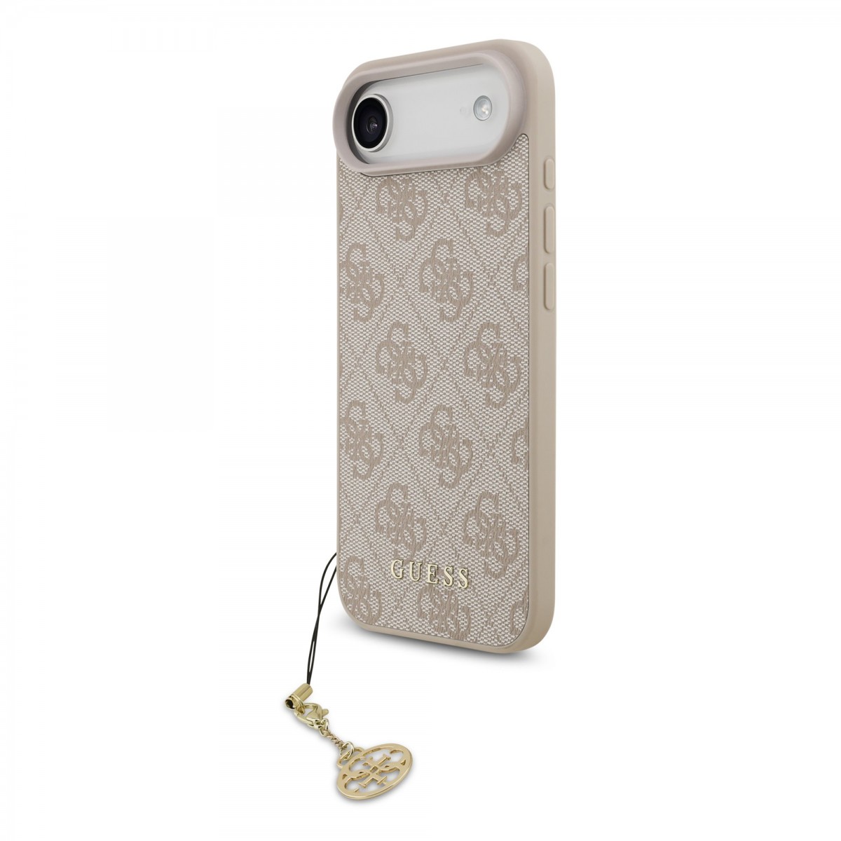 Levně Zadní kryt Guess 4G Charm pro iPhone 17 Air Tone on Tone Pink