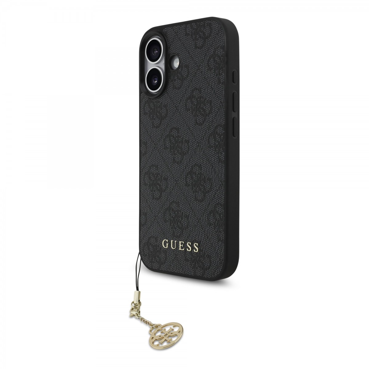 Levně Zadní kryt Guess 4G Charm pro iPhone 17 Tone on Tone Grey