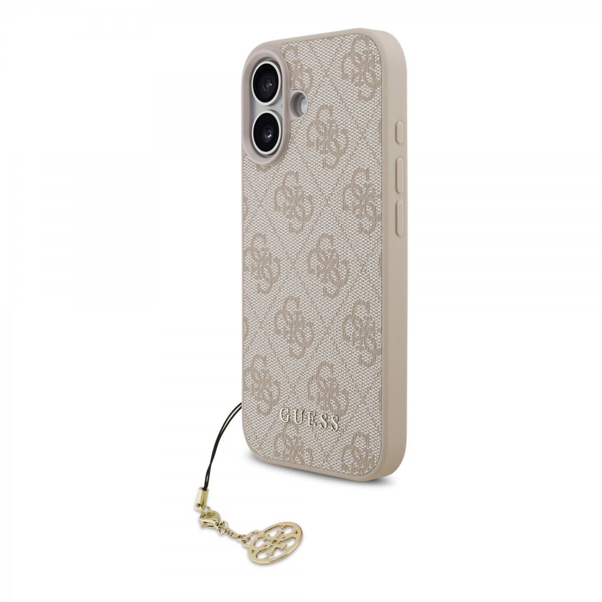 Levně Zadní kryt Guess 4G Charm pro iPhone 17 Tone on Tone Pink