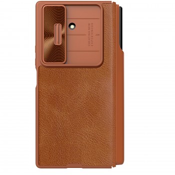 Knížkové pouzdro Nillkin Qin Book PRO Pen Slot pro Samsung Galaxy Z Fold 7 Brown