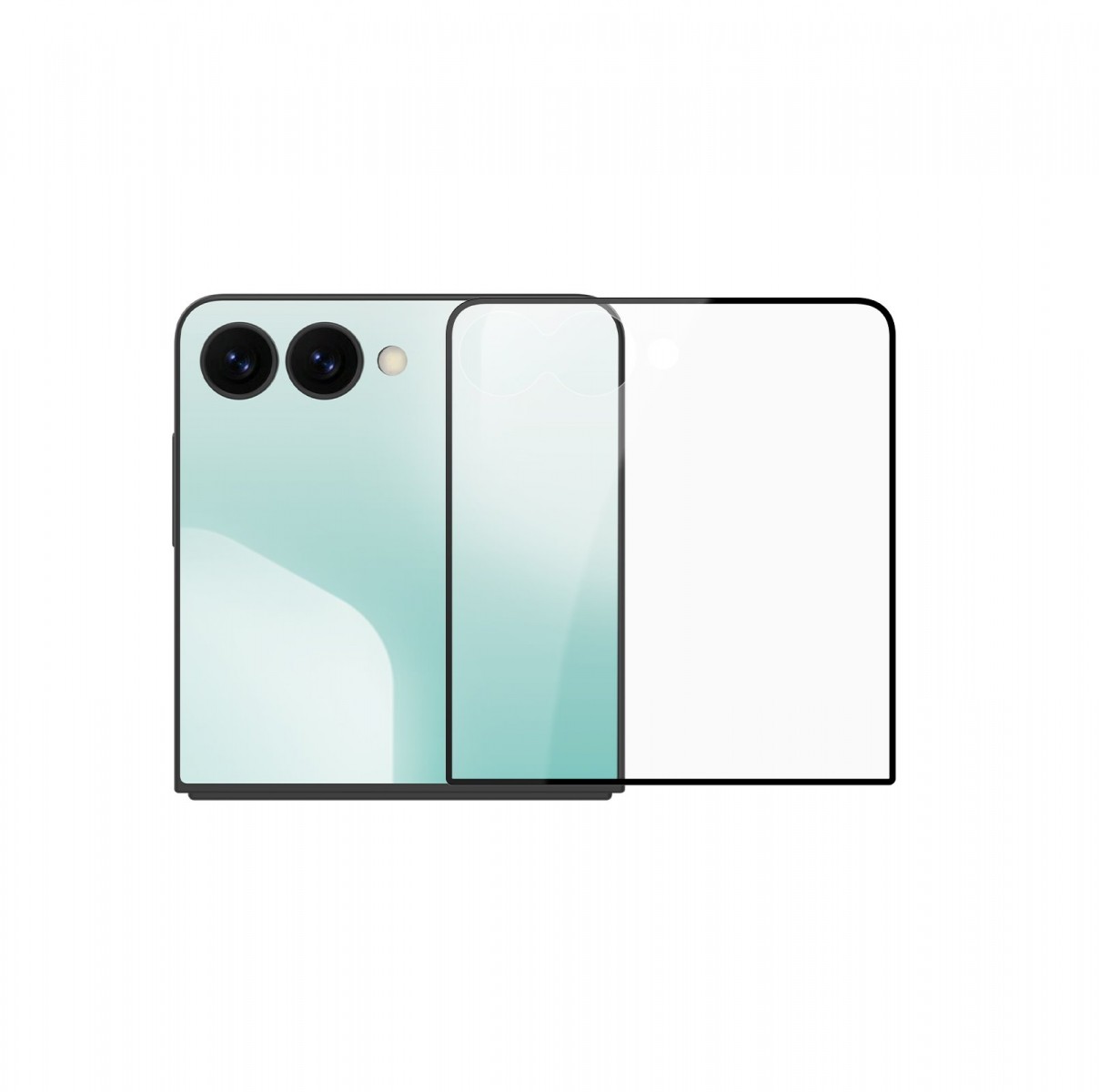 Levně Tvrzené sklo Nillkin 2.5D CP+ PRO Black pro Samsung Galaxy Z Flip 7