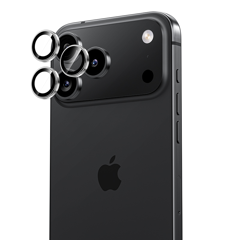 Levně Tvrzené sklo Benks Glass Warrior Metal Lens Protector na čočky fotoaparátu pro iPhone 17 Pro-17 Pro Max black