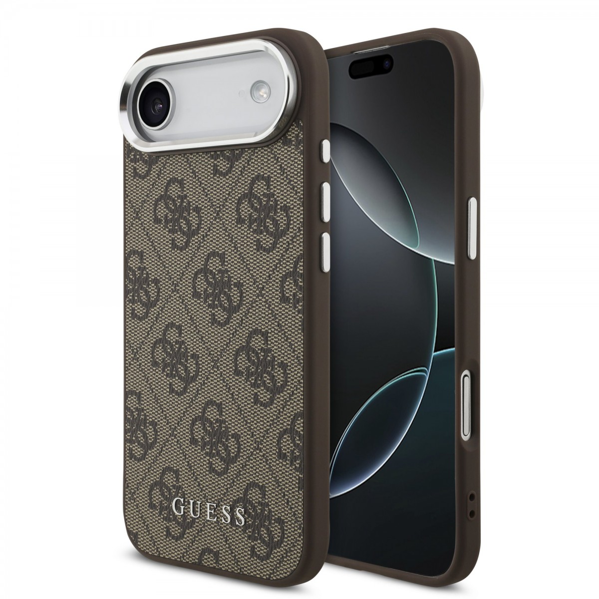 Levně Zadní kryt Guess 4G MagSafe pro iPhone 17 Air Brown