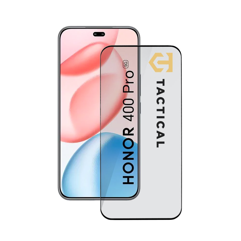 Levně Tvrzené sklo Tactical Glass Shield 5D pro Honor 400 Pro Black