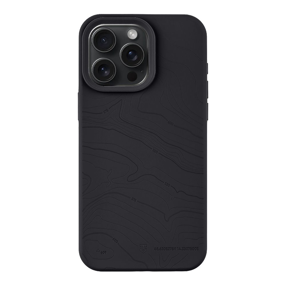 Levně Zadní kryt Tactical MagForce Beaver pro iPhone 15 Pro Max Asphalt