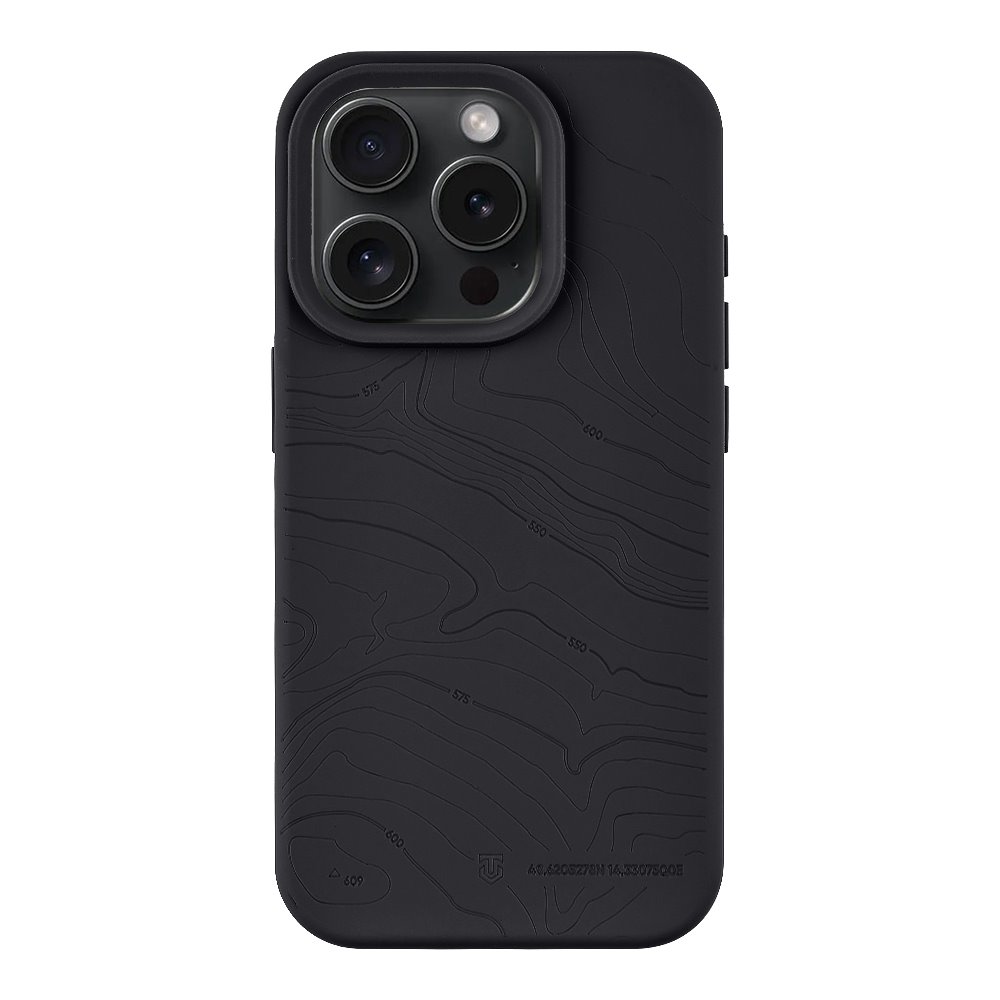 Levně Zadní kryt Tactical MagForce Beaver pro iPhone 15 Pro Asphalt