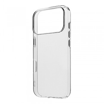 Zadní kryt OBAL:ME TPU pro Apple iPhone 17 Pro Transparent