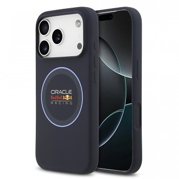 Zadní kryt Red Bull Silicone Blue Ring MagSafe pro iPhone 17 Pro Navy