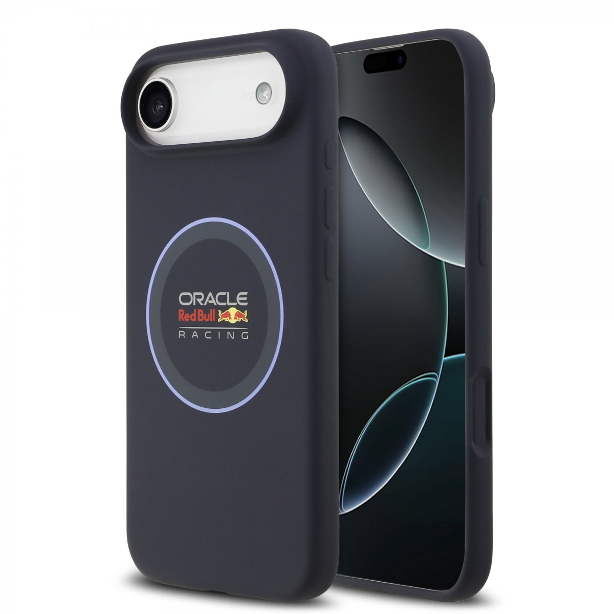 Levně Zadní kryt Red Bull Silicone Blue Ring MagSafe pro iPhone 17 Air Navy
