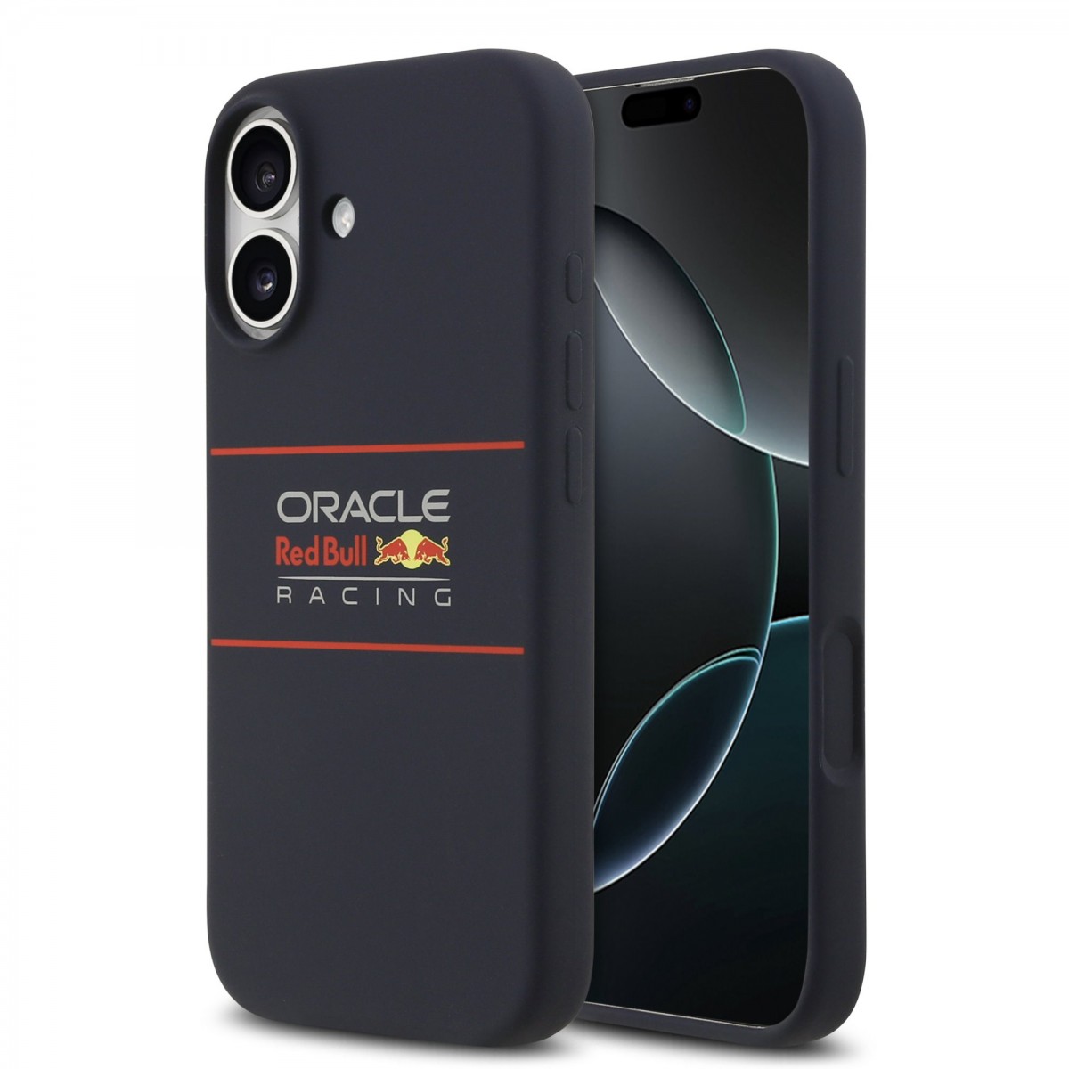 Levně Zadní kryt Red Bull Silicone Horizontal Logo MagSafe pro iPhone 17 Navy