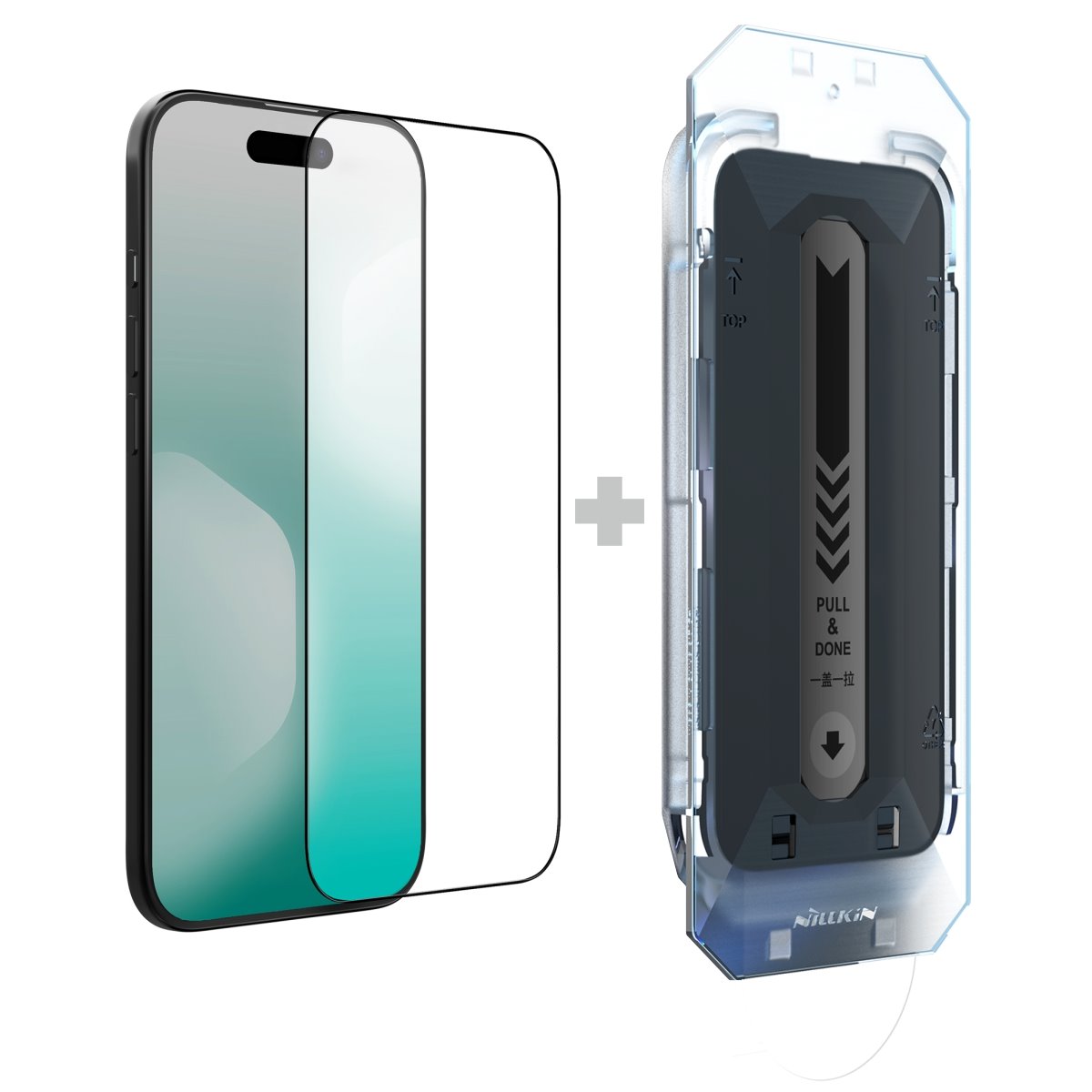 Levně Tvrzené sklo Nillkin 2.5D CP+ PRO Black pro Apple iPhone 17 Air (s aplikátorem)