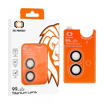 Tvrzené sklo Tel Protect Titanium Lens 99% AR na čočky fotoaparátu pro iPhone 17 transparent