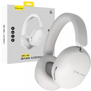 Bezdrátová sluchátka Blavec Over-ear BO-13 Bass Aceonix ANC (BO13-W) white